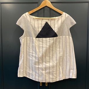Pinstripe Triangle top